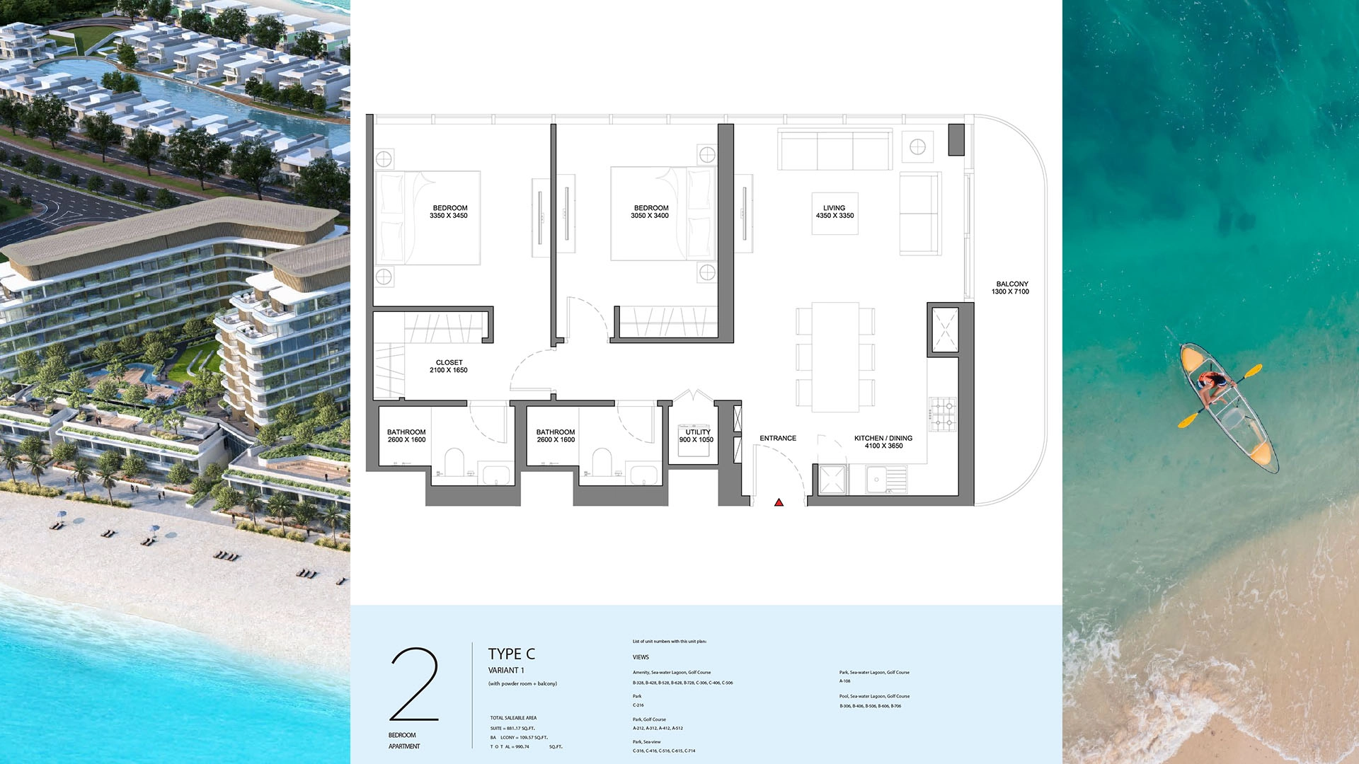 2 BR - Type B